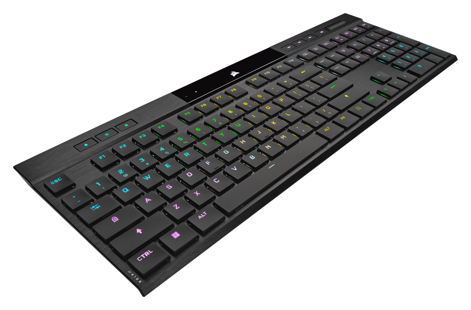 Tastatura mecanica Corsair K100 AIR, wireless, iluminare iluminare RGB, Switch-uri mecanice CHERRY MX Ultra Low Profile Tactile, Negru 5 Tastatura mecanica Corsair K100 AIR, wireless, iluminare iluminare RGB, Switch-uri mecanice CHERRY MX Ultra Low Profile Tactile, Negru - imagine 5