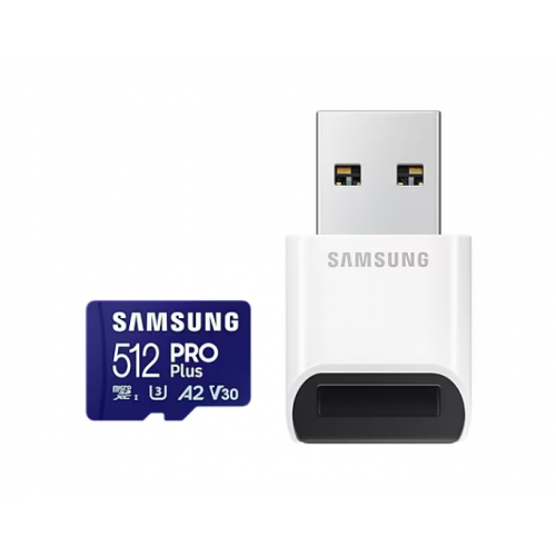 Card de memorie si cititor Samsung microSD, PRO Plus, 512GB 5 Card de memorie si cititor Samsung microSD, PRO Plus, 512GB - imagine 5