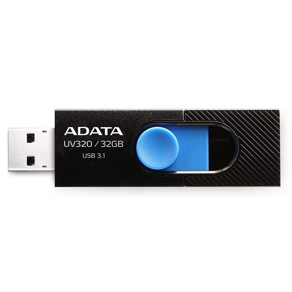 Stick de Memorie 32GB – Adata (AUV320-32G-RBKBL) – Black / Blue