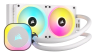 Cooler procesor AIO Corsair iCUE LINK H100i RGB, 240mm, racire cu lichid, alb