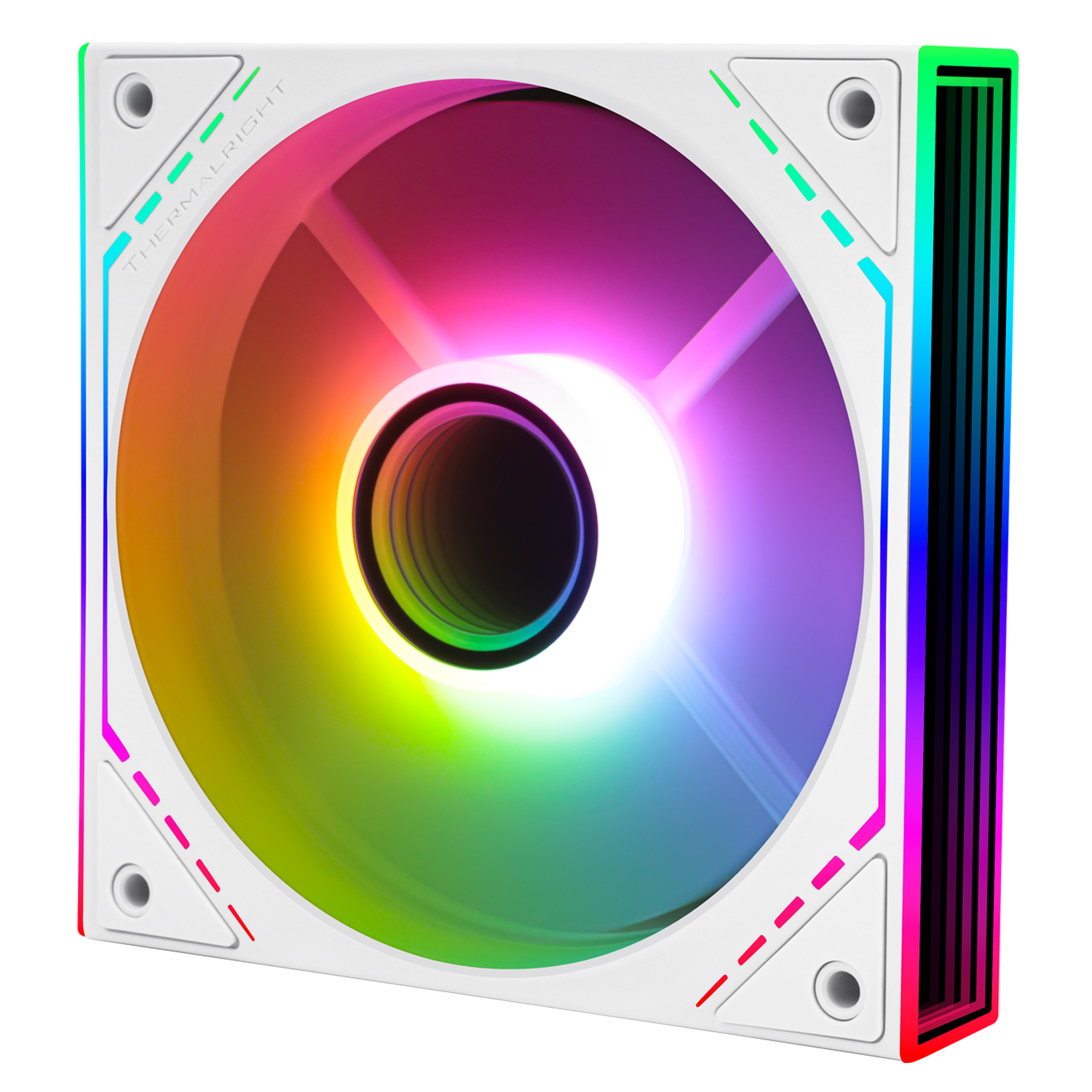 Ventilator Thermalright, 120mm, 1500 RPM, S-FDB Bearing, 34.43 CFM, LED ARGB, 4pin PWM, alb 1 Ventilator Thermalright, 120mm, 1500 RPM, S-FDB Bearing, 34.43 CFM, LED ARGB, 4pin PWM, alb