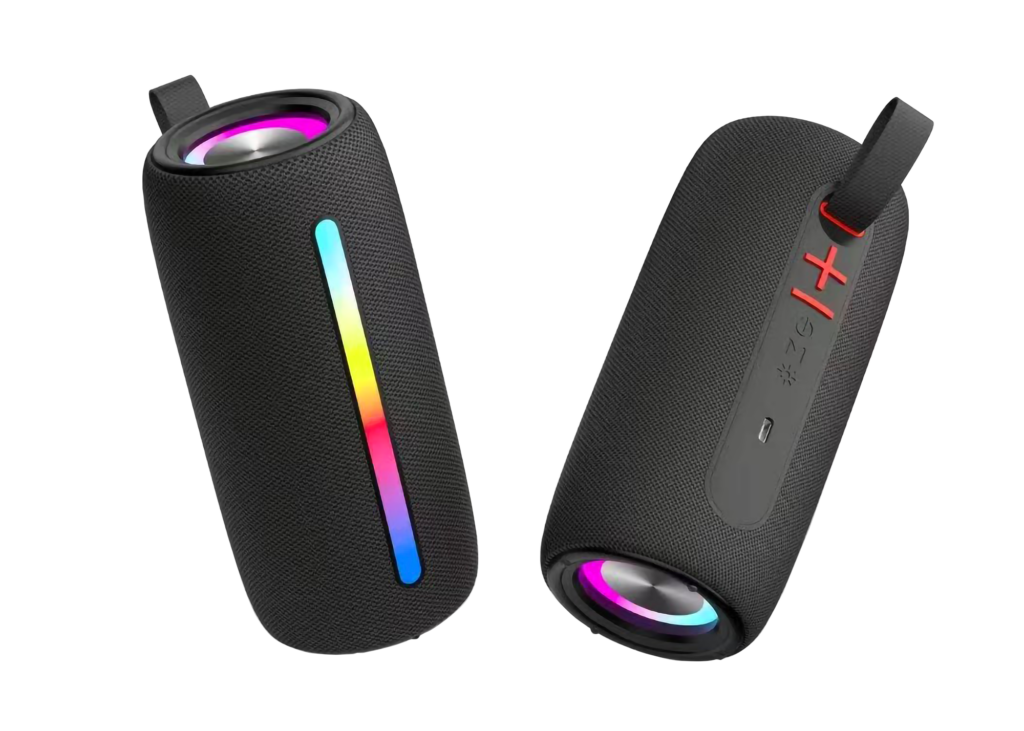 Boxa portabilă Spacer Bluetooth, autonomie 5 ore, 10m, neagră