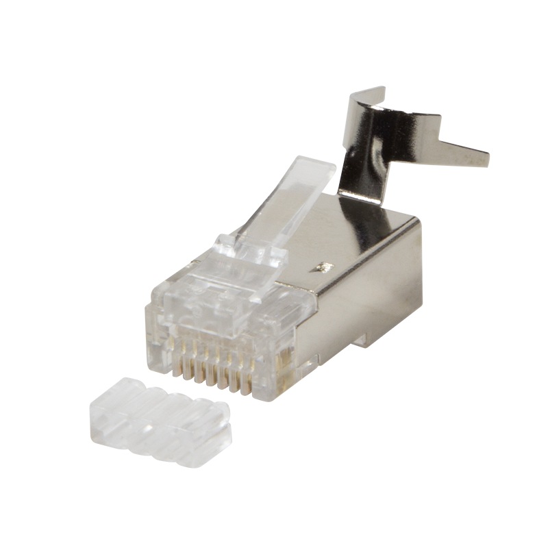 Pachet de conectori modulari ecranati , LogiLink , RJ45 cat6 cat6a cat7 , 50 bucati