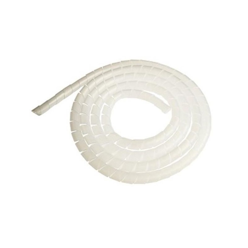 Organizator spiralat cabluri 11 – 70mm, alb , (25m) -ELEMATIC, „SP 12”