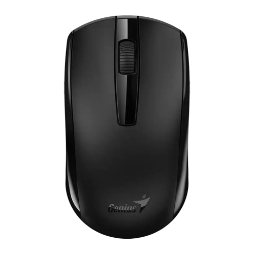 Mouse Genius, PC sau NB, wireless 2.4GHz, optic, 1200 dpi, butoane/scroll 3/1, acumulator, negru