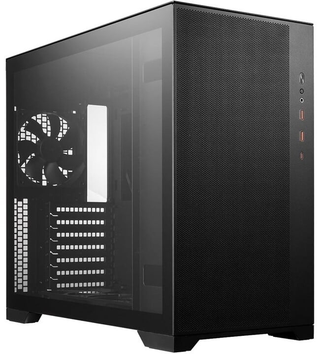 Carcasa FSP CMT580B Mesh TG E-ATX Mid Tower, Negru
