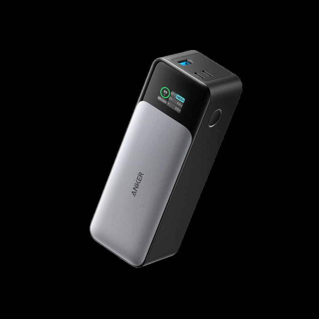Baterie Externa 24.000mAh, 140W, 2x USB-C, USB-A, GaN Prime - Anker - Black 1 Baterie Externa 24.000mAh, 140W, 2x USB-C, USB-A, GaN Prime - Anker - Black