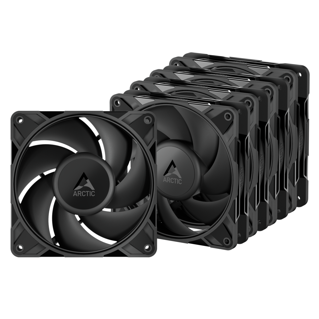 Ventilator ARCTIC AC P12 Pro PST Black Value 5-Pack