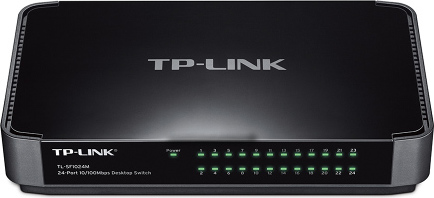 Switch TP-Link TL-SF1024M, 24 porturi 10/100Mbps, plastic