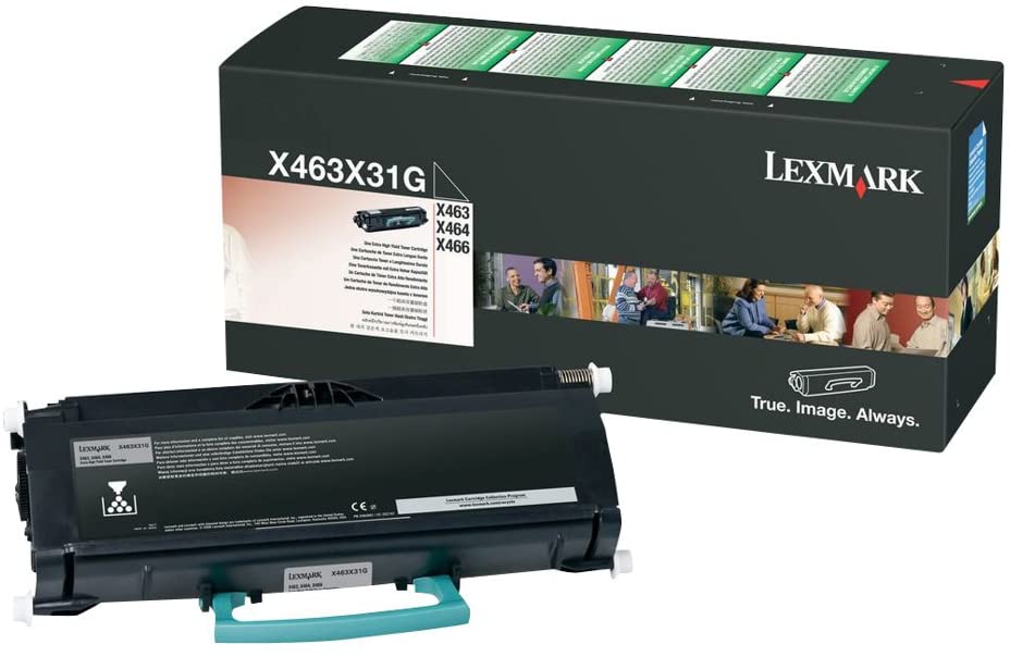 Toner Lexmark X463X31G, Black