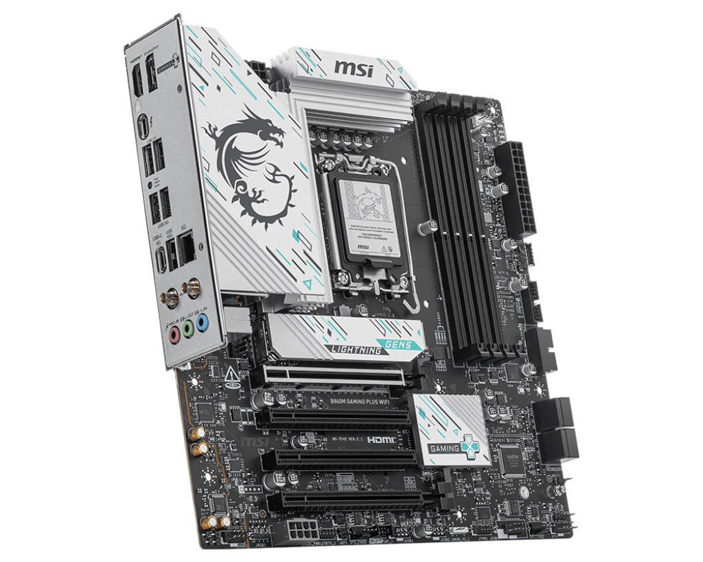 Placa de Baza MSI B860M GAMING PLUS WIFI, Socket LGA1851 3 Placa de Baza MSI B860M GAMING PLUS WIFI, Socket LGA1851 - imagine 3