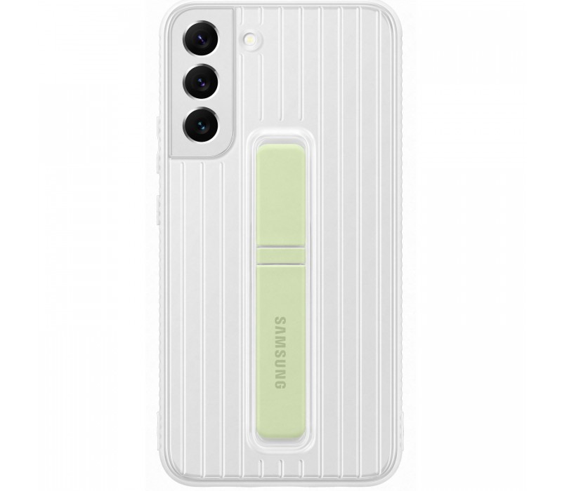 Husa de protectie Samsung Protective Standing Cover pentru Galaxy S22+, White