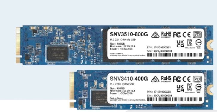 SSD Server Synology SNV3510-400G, 400GB, PCI Express 3.0 x4 M2, Power Loss Protection