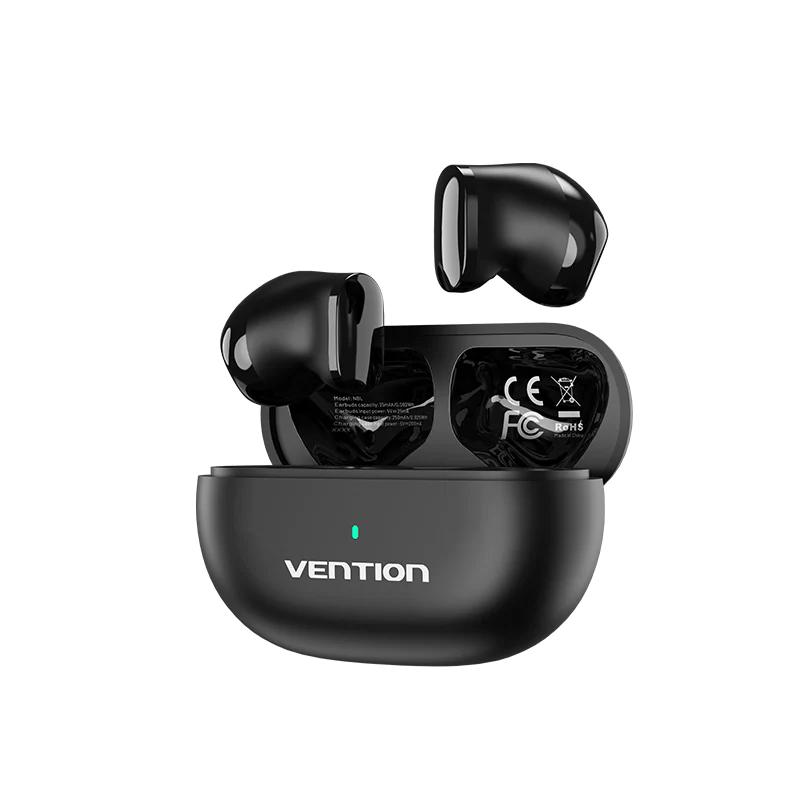 TWS Vention NBLB0 Earbuds T12 Casti fara fir (negru)
