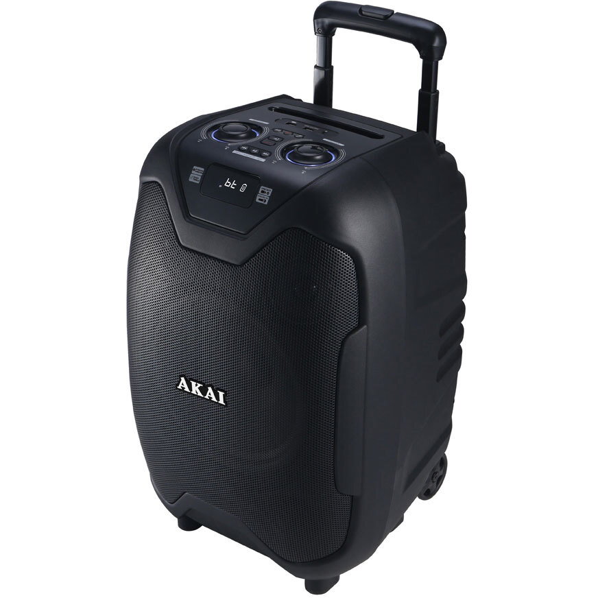Boxa portabila Akai ABTS-X10 Plus, 50 W, Bluetooth, USB, FM Radio, Microfon inclus, Negru 3 Boxa portabila Akai ABTS-X10 Plus, 50 W, Bluetooth, USB, FM Radio, Microfon inclus, Negru - imagine 3