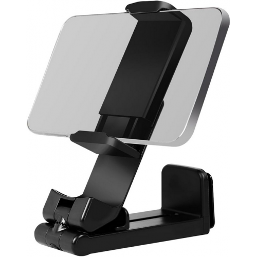 SUPORT de birou LOGILINK pt. smartphone, suporta dimensiuni 4.7-6.9″, plastic, pliabil, rotatie 360 gr., fixare clema, negru, „AA0169”