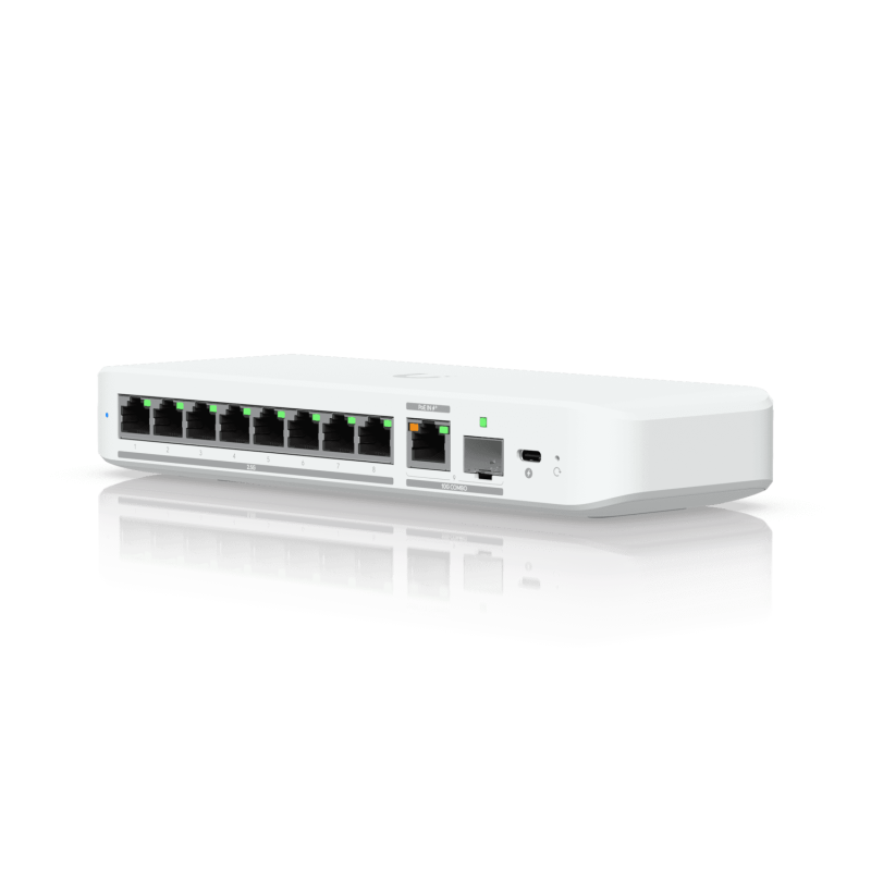 Switch Ubiquiti USW-FLEX-2.5G-8, 8 porturi 100/1000/2500 Mbps