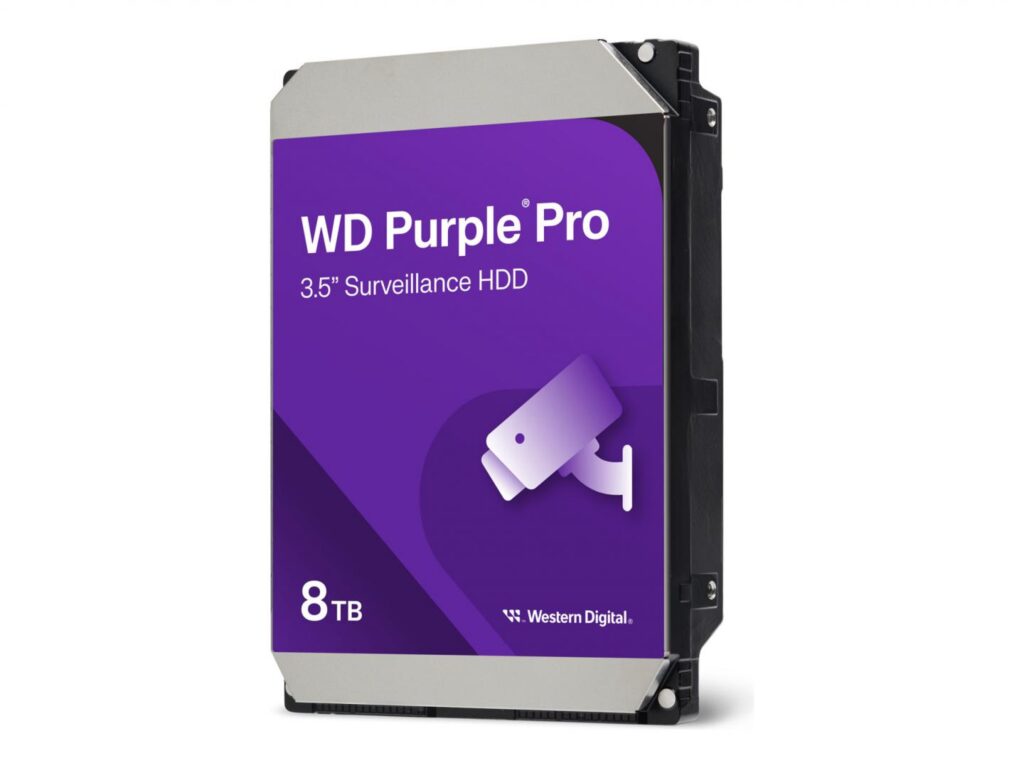 Hard Disk Western Digital Purple Pro, 8TB, 3.5″, 7200rpm, 256MB, SATA III