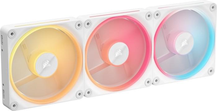 Ventilatoare CORSAIR iCUE LINK LX120-R RGB WHITE, triple pack 1 Ventilatoare CORSAIR iCUE LINK LX120-R RGB WHITE, triple pack