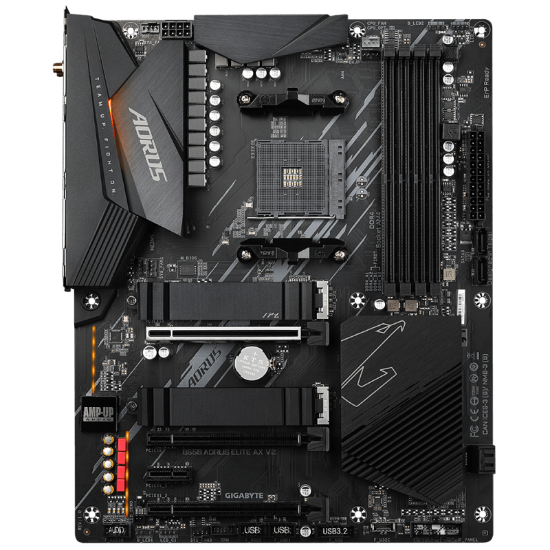Placa de baza Gigabyte B550 ELITE AX V2, Socket AM4