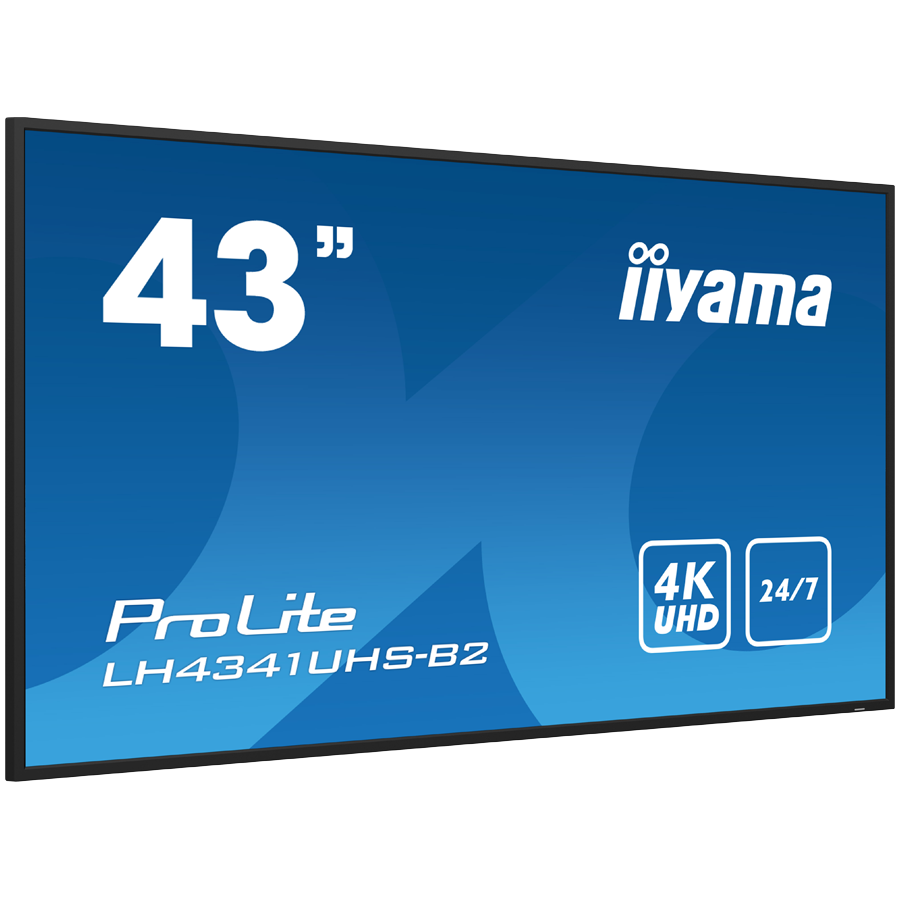 Monitor LED IIyama ProLite LH4341UHS-B2 42.5 inch UHD IPS 8 ms 60 Hz 2 Monitor LED IIyama ProLite LH4341UHS-B2 42.5 inch UHD IPS 8 ms 60 Hz - imagine 2
