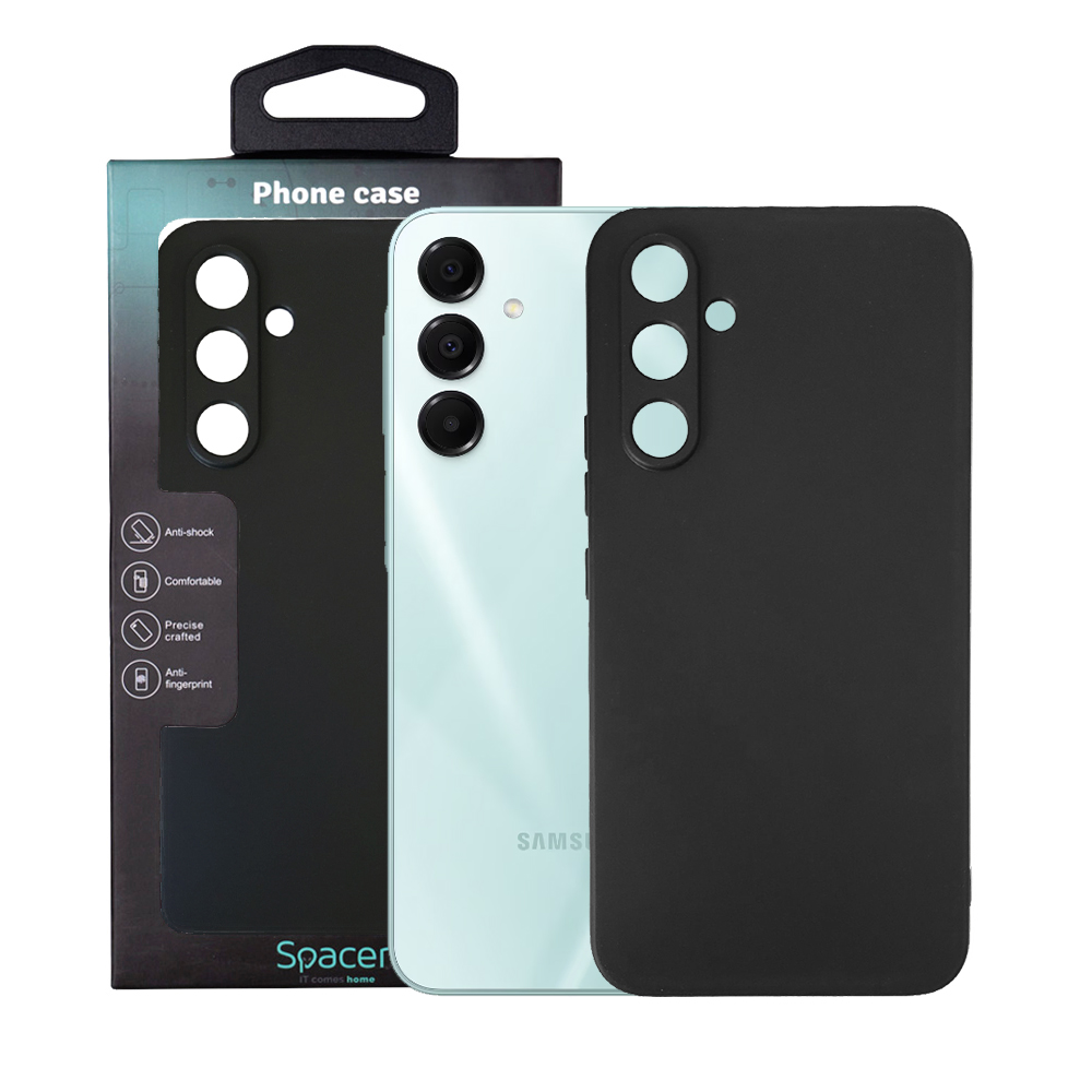 Husa Spacer Samsung Galaxy A16 Grosime 1.5Mm Material Flexibil TPU Negru