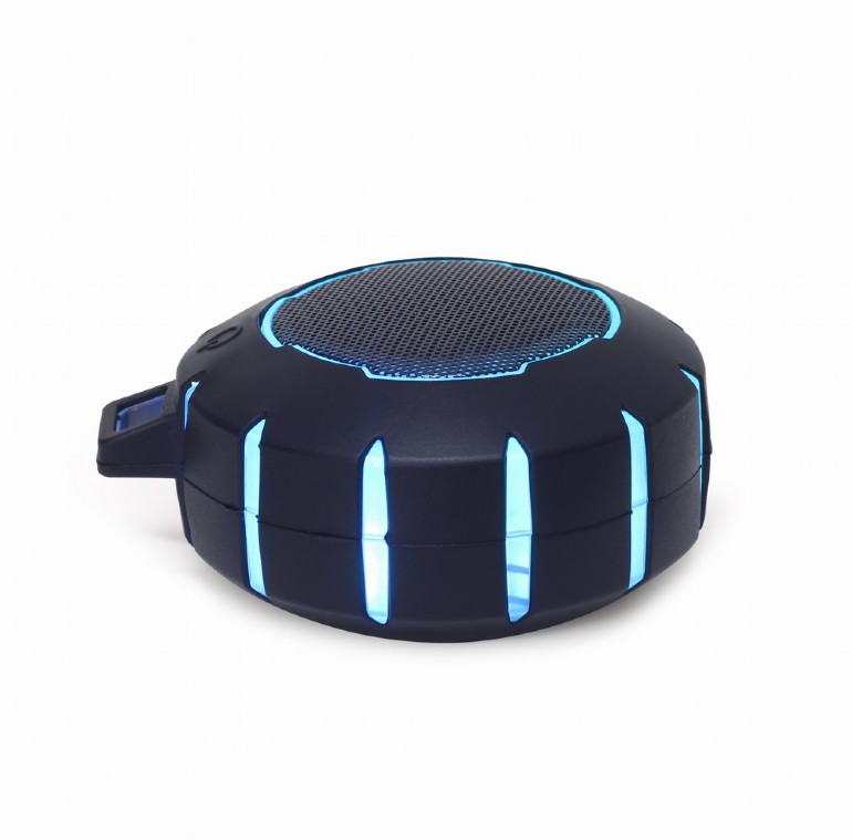 Boxa portabila, Gembird, Bluetooth, RGB, 3W, Negru 3 Boxa portabila, Gembird, Bluetooth, RGB, 3W, Negru - imagine 3