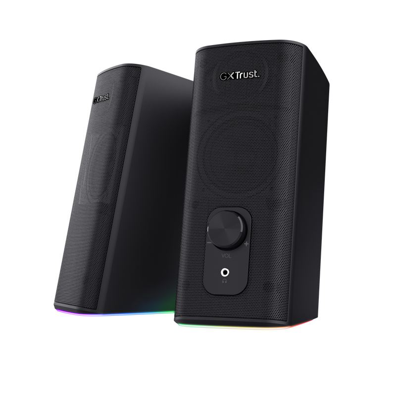 Boxe Gaming Stereo BT TrustGXT612 CETIC, 2.0, 18W( 1OW RMS), material reciclabil, Negru