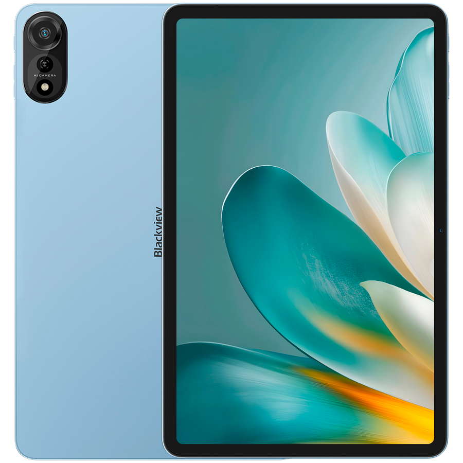 Tableta Blackview MEGA 2 WiFi, 12 inch, Android 15, 2.4GHz+5GHz, 18W, WiFi 6, 8 nuclee, 36GB Ram(12GB + 24GB extensibili), 1200×2000, 256GB ROM, Expandabil 1TB, 9000mAh, Albastru