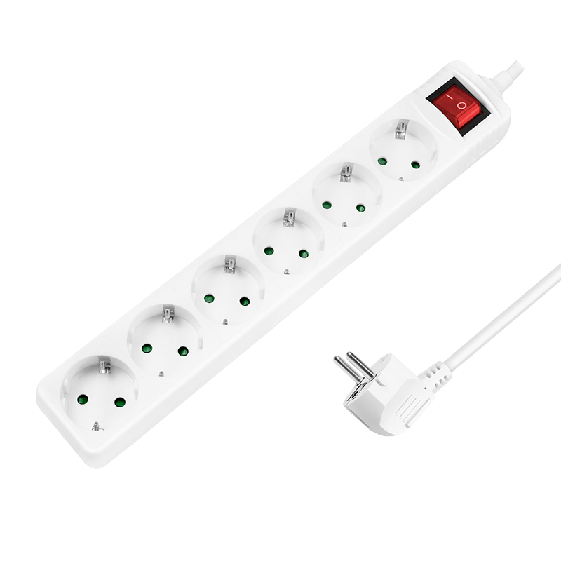 Prelungitor, LOGILINK, 6 Prize, Negru 2 Prelungitor, LOGILINK, 6 Prize, Negru - imagine 2