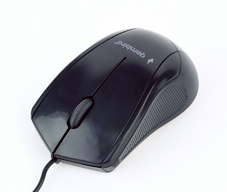 Mouse optic Gembird MUS-3B-02,1000 DPI, Negru 2 Mouse optic Gembird MUS-3B-02,1000 DPI, Negru - imagine 2
