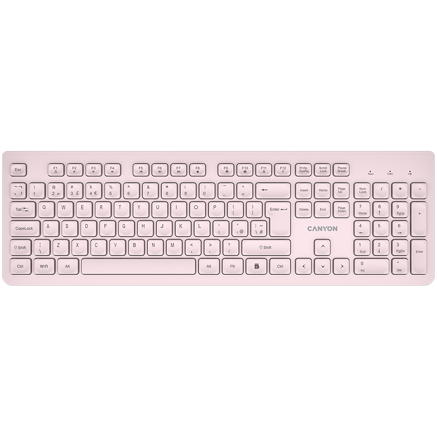 Tastatura CANYON HKB-W01 UK/US AAA Wirele… CNS-HKBW01BG