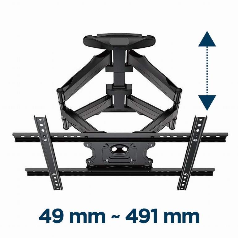 GEMBIRD Full motion TV wall mount 2 GEMBIRD Full motion TV wall mount - imagine 2
