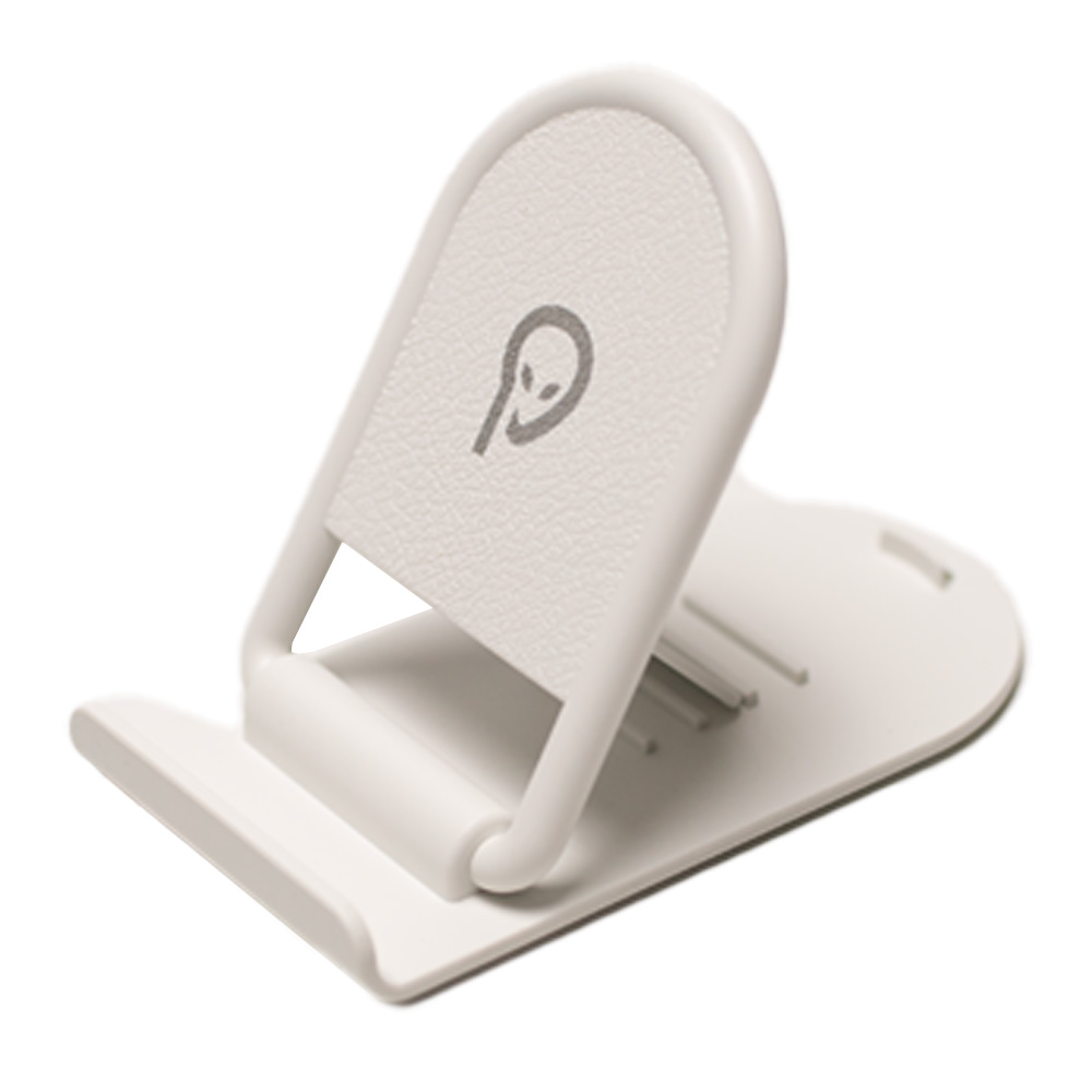 SUPORT birou SPACER pt. smartphone, pliabil, unghi ajustabil, alb „SPDH-FOLD-02-WH”