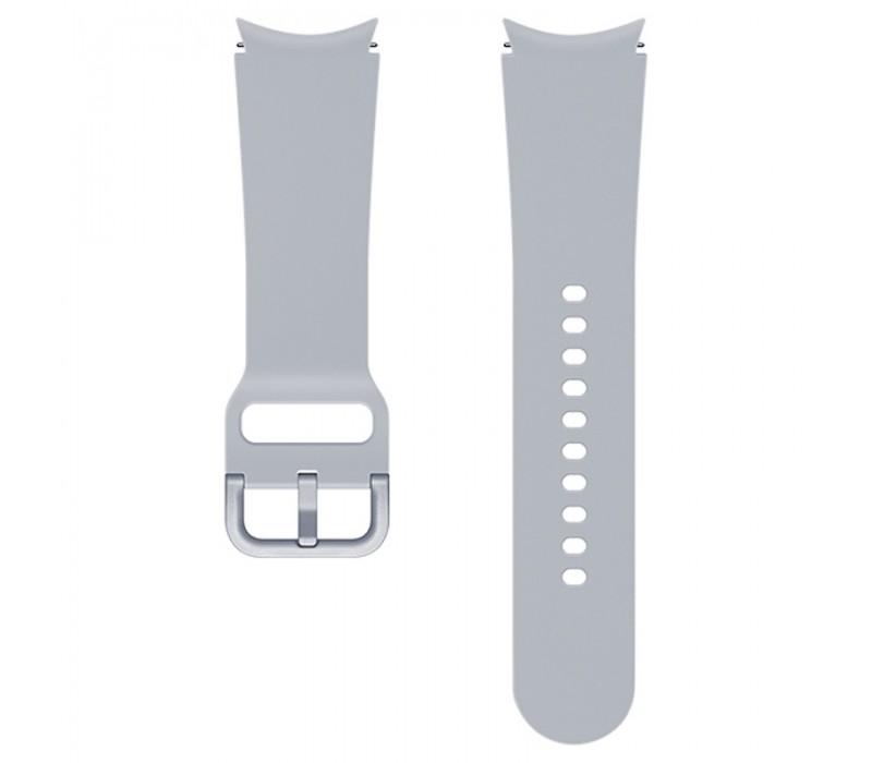 Curea smartwatch Samsung Sport Band pentru Galaxy Watch4 20mm M/L, Silver