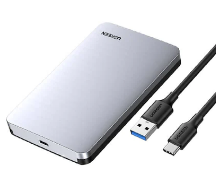 Carcasa Rack pentru HDD / SSD Extern, Ugreen CM300 70498, Drive 2.5 inch, USB-C 3.1, SATA, UASP