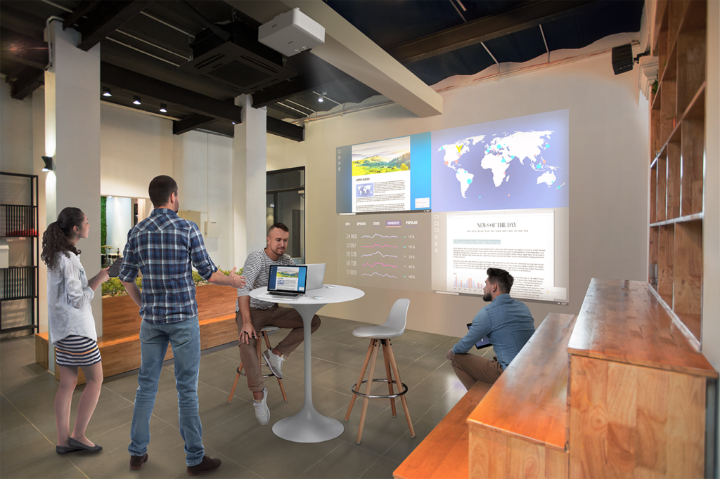 Videoproiector Epson EB-L630U, Dull HD, 1920×1080, 6200 lumeni, Alb