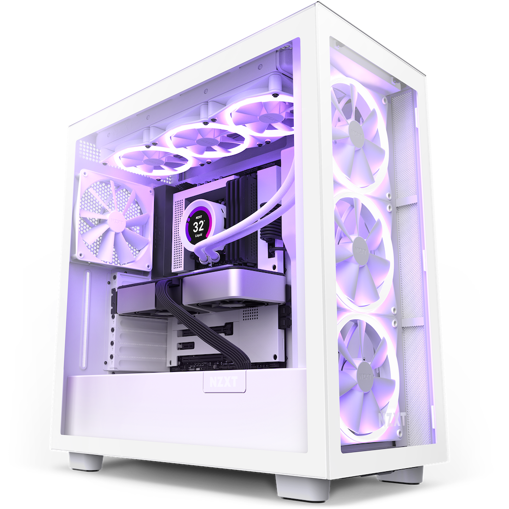 Carcasa NZXT H7 Elite (2023), Alb mat 1 Carcasa NZXT H7 Elite (2023), Alb mat