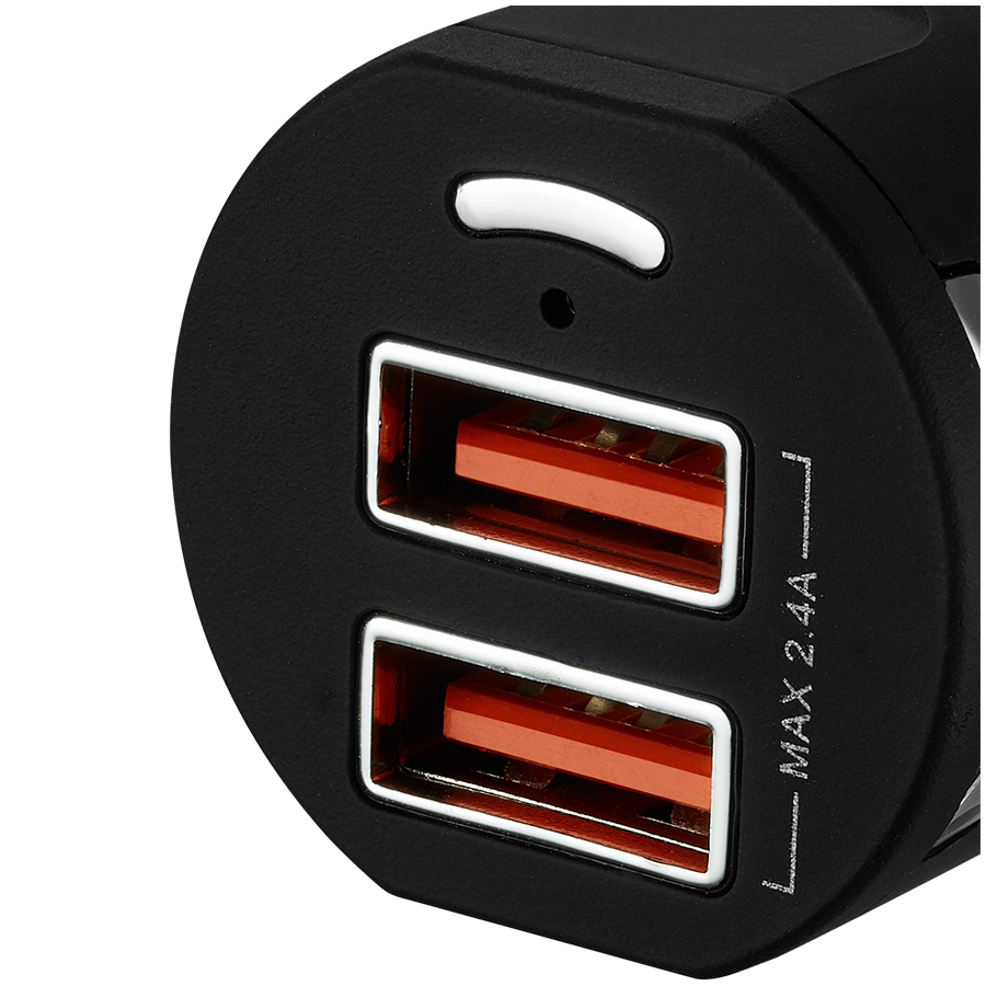 Incarcator auto Canyon, C-04 2.4A/2USB-A, Black (CNE-CCA04B) 4 Incarcator auto Canyon, C-04 2.4A/2USB-A, Black (CNE-CCA04B) - imagine 4