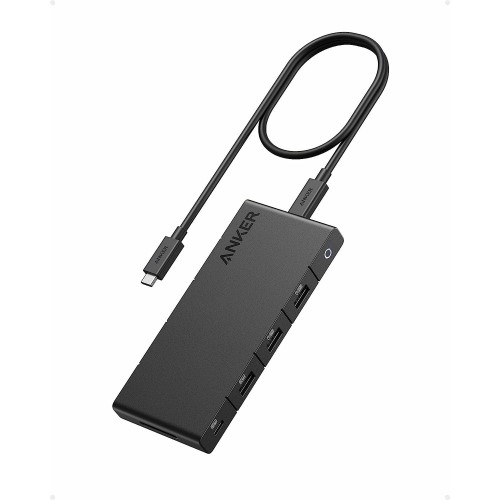 Hub USB Anker 364 10-in-1, 100W Power Delivery, USB-C Dual 4K HDMI, 1 Gbps Ethernet, port card SD