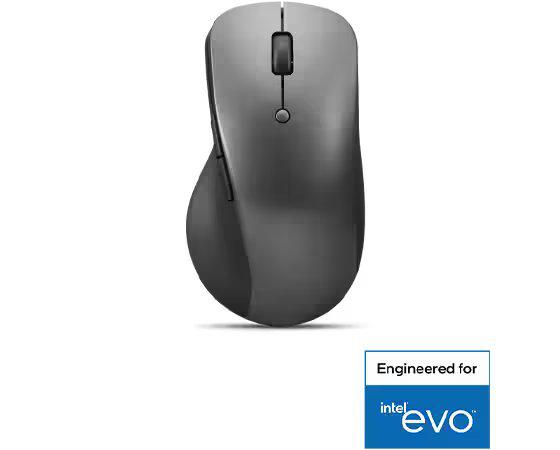 Mouse Bluetooth, Lenovo, 2400 DPI, Negru