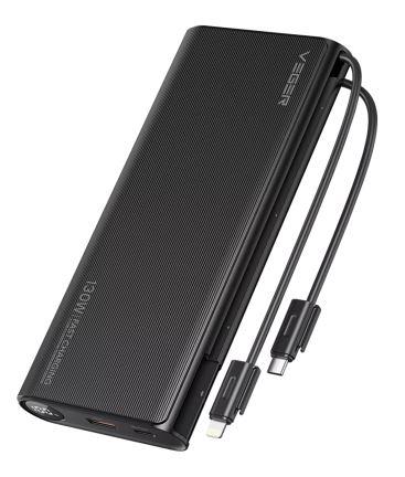 Power Bank, Veger, TC130 25000mAh 130W cu port USB-A si portul USB-C livrare de energie