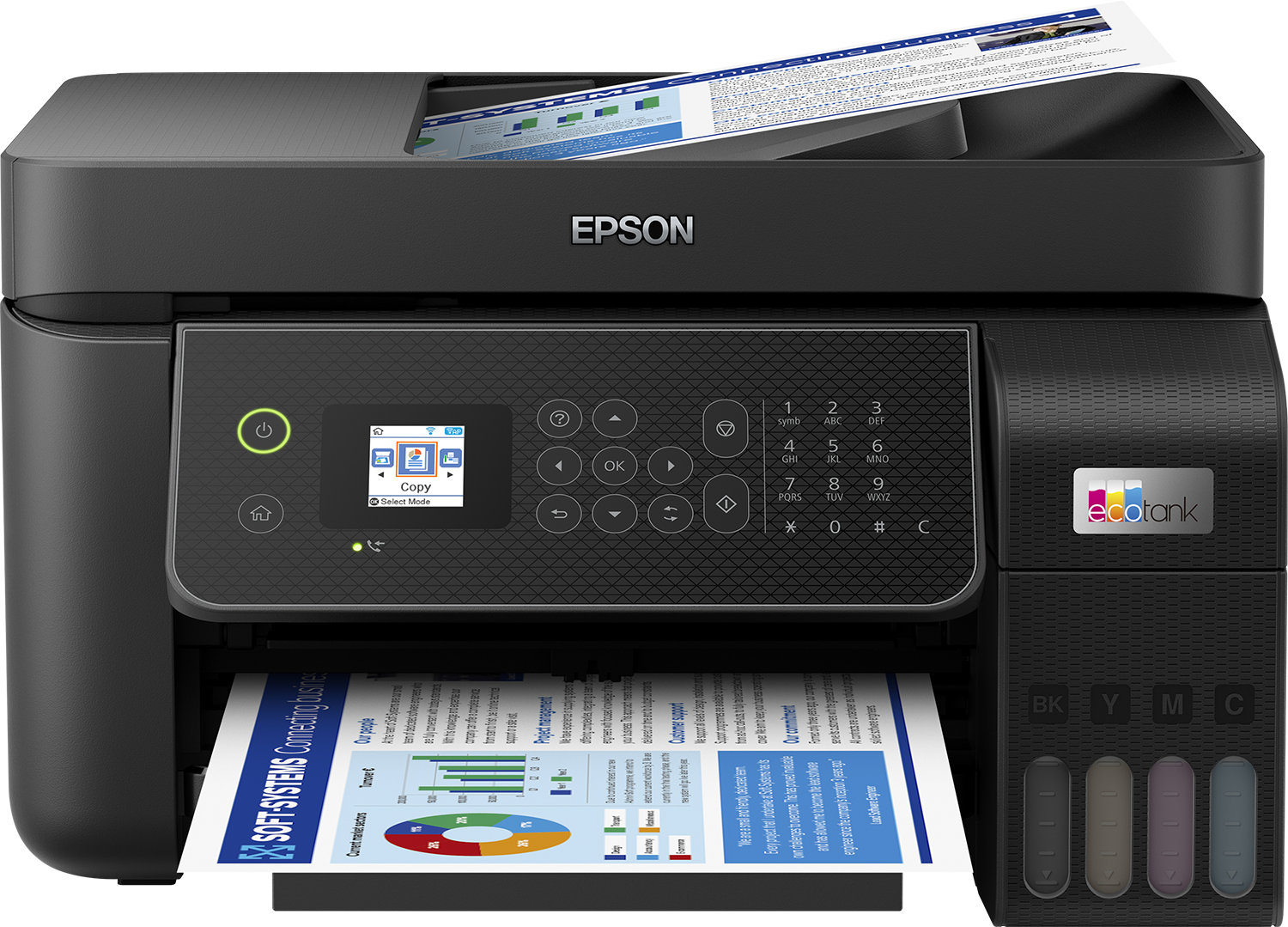 Multifunctional inkjet color CISS Epson EcoTank L5310, A4, 10 ppm, USB, Retea, Wireless Negru 1 Multifunctional inkjet color CISS Epson EcoTank L5310, A4, 10 ppm, USB, Retea, Wireless Negru