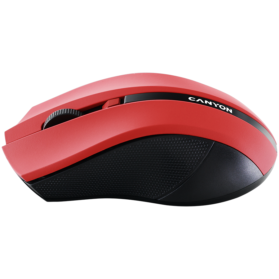 Mouse wireless Canyon, 2.4 GHz, 1600 dpi, Rosu/Negru 3 Mouse wireless Canyon, 2.4 GHz, 1600 dpi, Rosu/Negru - imagine 3