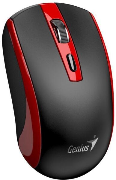 Mouse wireless Genius ECO-8150, 1200DPI, negru/rosu