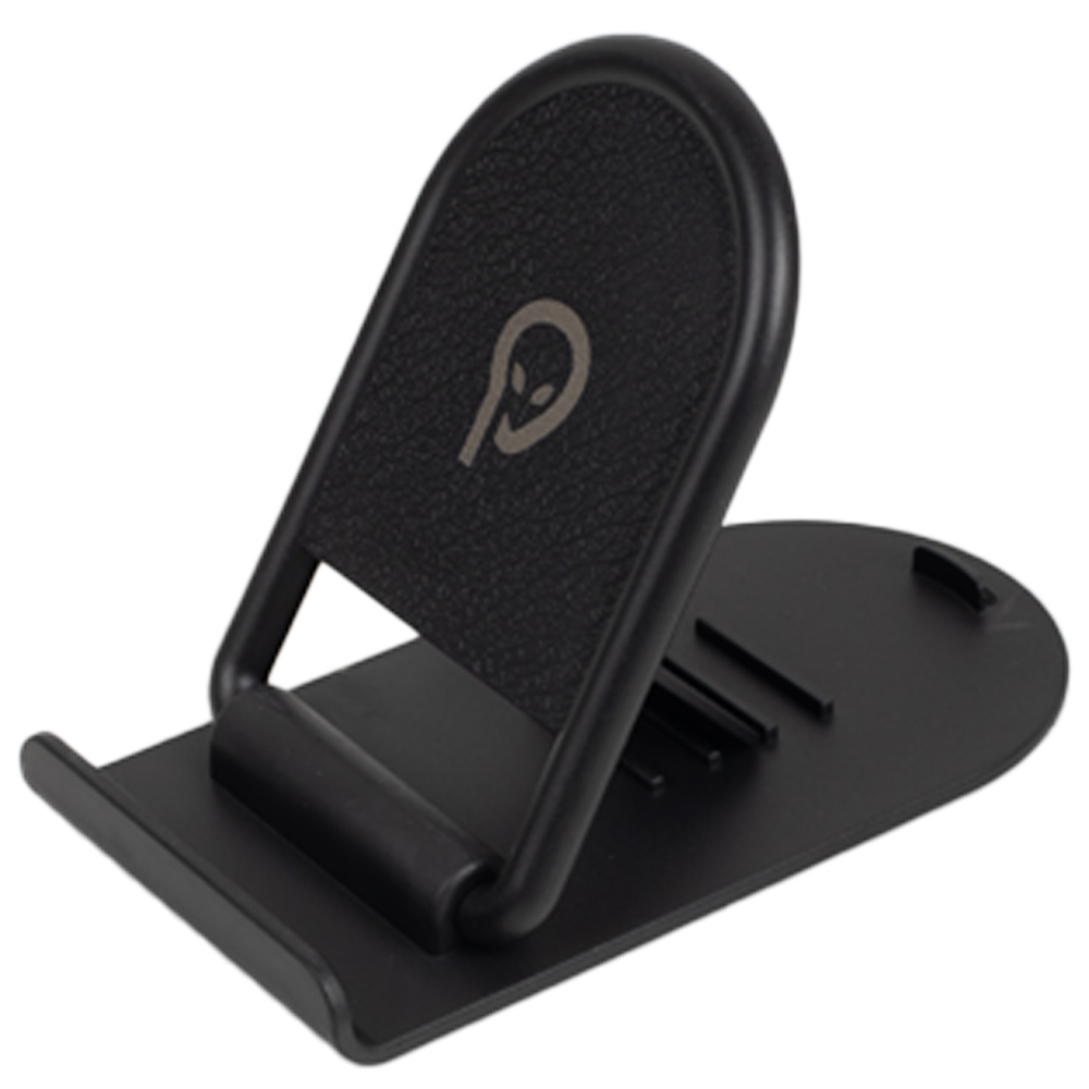 SUPORT birou SPACER pt. smartphone, pliabil, unghi ajustabil, negru „SPDH-FOLD-02-BK”