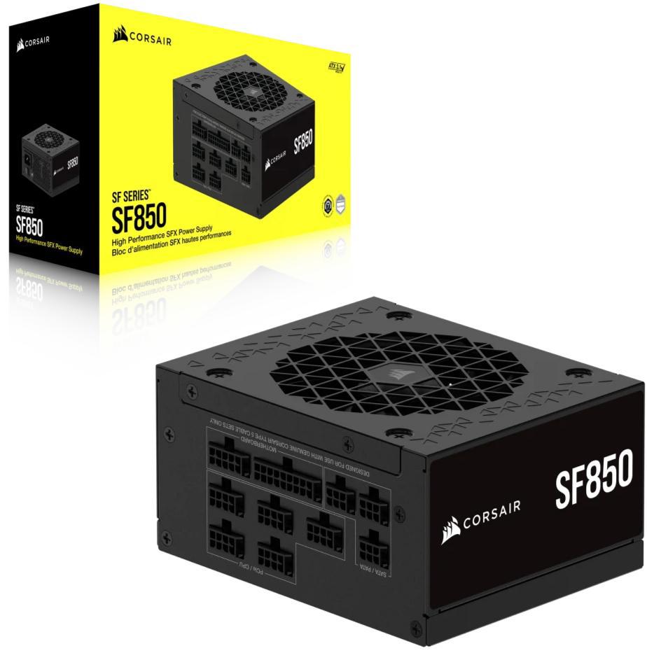 Sursa Corsair SF Series, SF850, 850W SFX, 80 PLUS Platinum, Fully Modular, negru