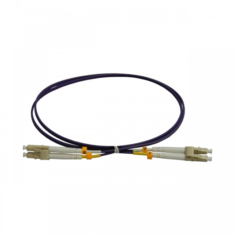 Patchcord FO LC/PC-LC/PC EMTEX, MM OM4 50/125, manta LSZH 3.0mm, duplex 10m