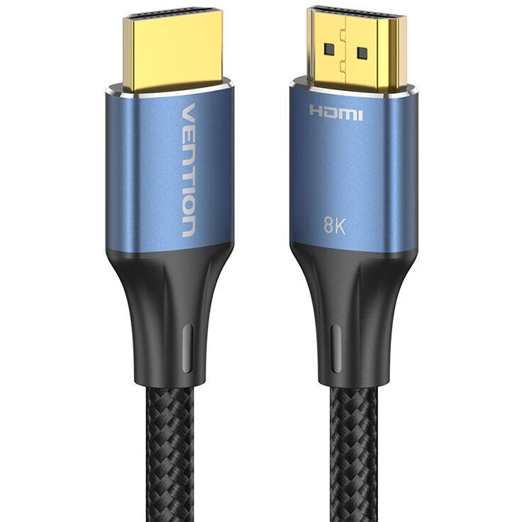 Cablu video HDMI 2.1 Vention ALGLH, 2m, 8K, 60Hz, 48 Gbps, Albastru 2 Cablu video HDMI 2.1 Vention ALGLH, 2m, 8K, 60Hz, 48 Gbps, Albastru - imagine 2
