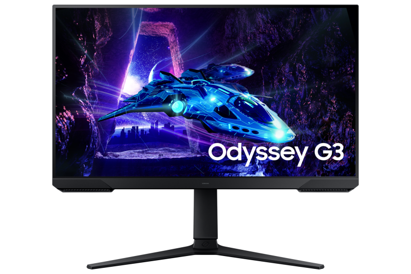 Monitor Gaming LED VA Samsung Odyssey G3 32″, Full HD (1920×1080), 180Hz, 1ms, AMD FreeSync™, HDR 10, HDMI, Display Port, Pivot, VESA, Negru